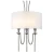 Kinkiet designerski LAS VEGAS nikiel W03711NI-WH - Cosmo Light
