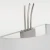 Kinkiet designerski LAS VEGAS biały nikiel W03711NI-WH - Cosmo Light