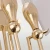 Kinkiet designerski LAS VEGAS złoty W03728AU-WH - Cosmo Light