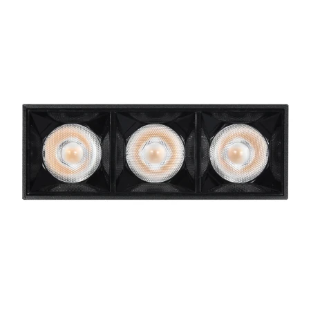 Lampa liniowa natynkowa 9W  3000K czarna 1057 - Decorativi