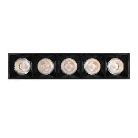 Lampa liniowa natynkowa 15W  3000K czarna 1061 - Decorativi