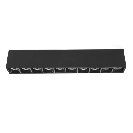 Lampa liniowa natynkowa 30W  3000K czarna 1065 - Decorativi