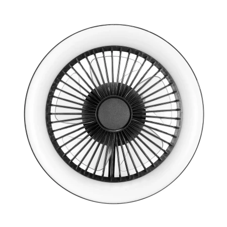 Lampa magnetyczna na szynę + wentylator na pilota 12W 4000K 1097 - Decorativi