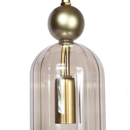 Lampa wisząca szklana pojedyncza Roxy złota 1241 - Decorativi