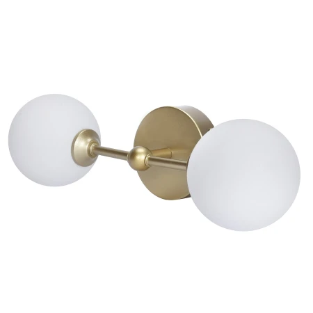 Kinkiet Belgrado + Kule białe 2xG9 złoty 1244 - Decorativi
