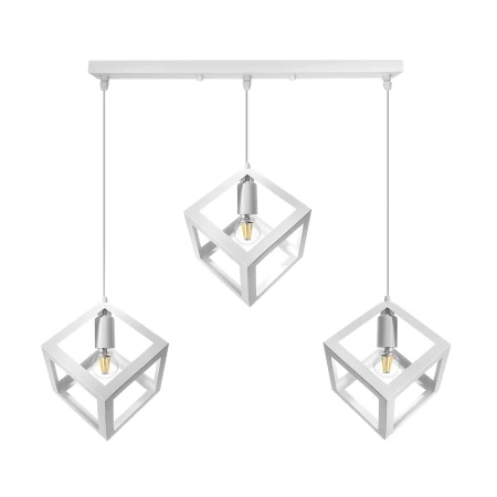 Lampa wisząca Loft Sweden prosta biała 1270 - Decorativi