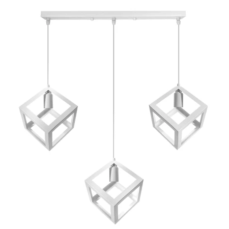 Lampa wisząca Loft Sweden prosta biała 1270 - Decorativi
