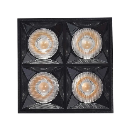 Oprawa natynkowa kwadratowa 15W 3000K czarna 1369 - Decorativi