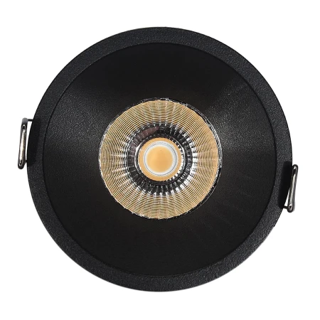 Oprawa wpuszczana łazienkowa czarna  IP44 6W 4000K 1384 - Decorativi