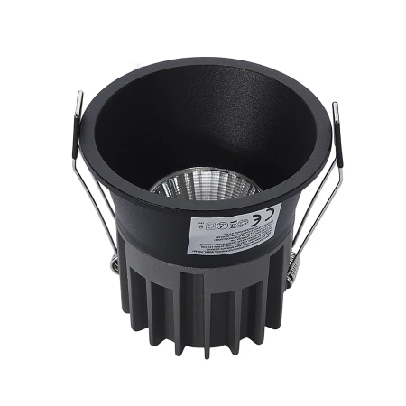 Oprawa wpuszczana łazienkowa czarna  IP44 6W 4000K 1384 - Decorativi