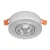 Lampa spot halogenowa ruchoma srebrna szczotkowana GU10 1007 - Decorativi