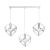 Lampa wisząca Loft Sweden prosta biała 1270 - Decorativi