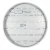Plafon natynkowy LED 40cm okrągły 40W 3000K biały 1316 - Decorativi