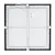 Panel natynkowy 40x40 36W 4000K czarny z czujnikiem ruchu PIR 1340 - Decorativi