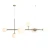 Lampa stylowa wisząca DIONE 6 GOLD 1092K30 - Aldex