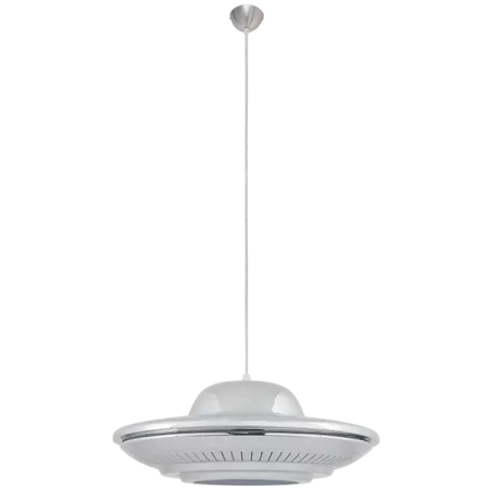 Lampa wisząca metalowa biała UFO 1009/1 z serii Elem - Lampy Elem