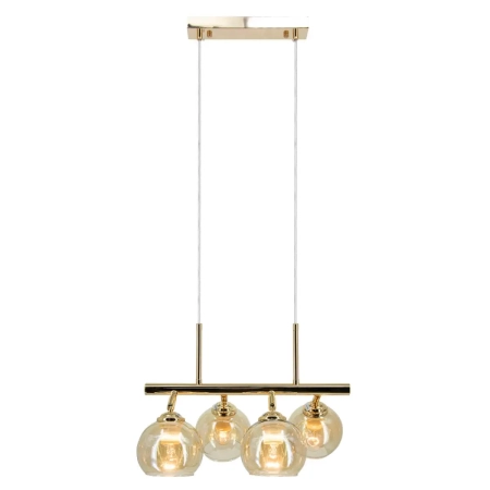 Lampa wisząca złota metalowa 4-punktowa 2208/4 TR z serii Piran - Lampy Elem