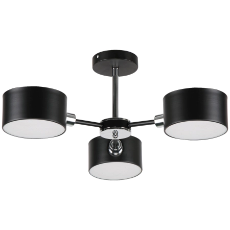 Plafon loft czarny chromowany 3-punktowy 3020/3 BL 8C z serii CELTIC - Lampy Elem