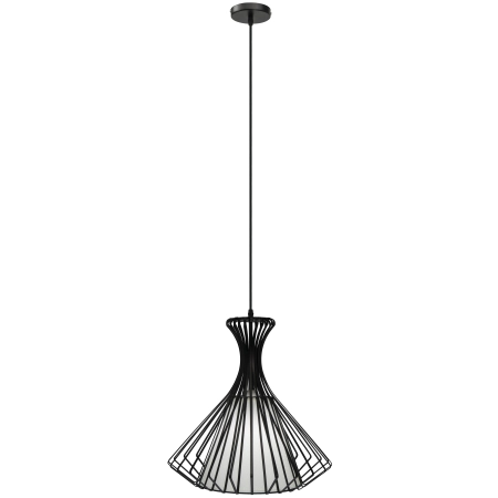 Lampa wisząca metalowa czarna loft 41cm 5105/1 z serii ESTER - Lampy Elem