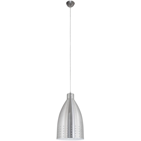 Lampa wisząca metalowa srebrna 20cm 8022/1 z serii KRETA - Lampy Elem
