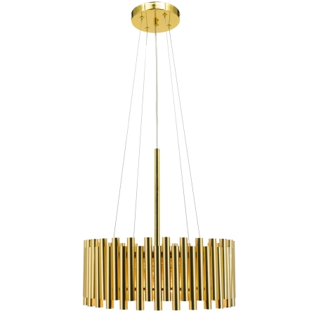 Lampa wisząca metalowa złota 4-punktowa 6235/4 TR z serii Narni - Lampy Elem