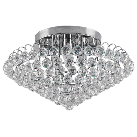 Plafon kryształowy chromowany 60cm 6-punktowy 6773/6 8C - Lampy Elem