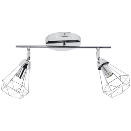 Lampa sufitowa loft chromowana 2-punktowa 8414/2 8C z serii MALIBU - Lampy Elem
