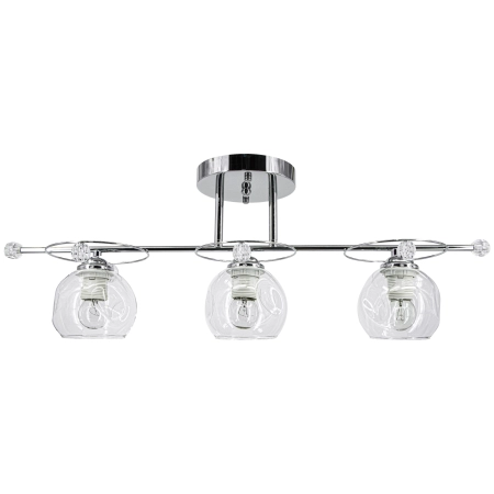 Lampa sufitowa chromowana 3-punktowa 71cm 8820/3 z serii KASPER - Lampy Elem