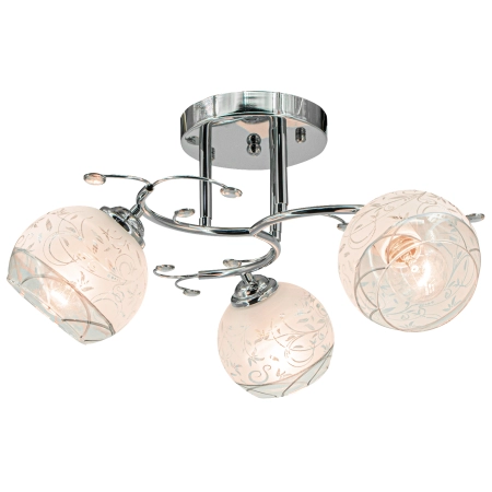 Lampa sufitowa chromowana 3-punktowa 8836/3 z serii EVITA - Lampy Elem
