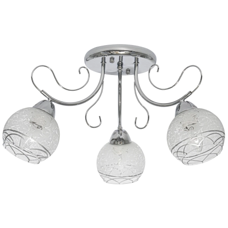Lampa sufitowa chromowana 3-punktowa 43cm 8957/3 z serii TOGO - Lampy Elem