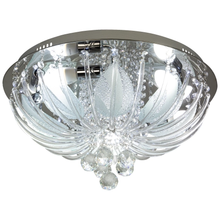 Plafon kryształowy chromowany 50cm 5-punktowy DRS7632 8C z serii GEMINI - Lampy Elem