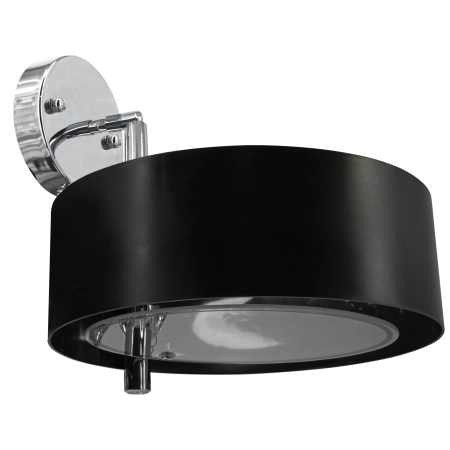 Kinkiet metalowy czarny z chromem 30cm DRS8006/1 8C BL z serii ANTILA - Lampy Elem