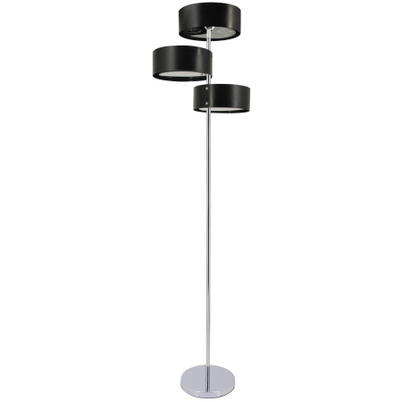 Lampa podłogowa metalowa chromowana 3-punktowa DRS8006/3F 8C BL z serii ANTILA - Lampy Elem