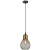 Lampa wisząca loftowa metalowa czarno-miedziana 1998/1 BL CO z serii EDISON - Lampy Elem