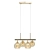Lampa wisząca złota metalowa 4-punktowa 2208/4 TR z serii Piran - Lampy Elem