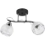 Lampa sufitowa czarna metalowa 2-punktowa 2982/2 z serii OLIVIER - Lampy Elem