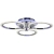 Plafon LED chromowany potrójny pierścień 54cm DRS2032/3 z serii RING - Lampy Elem