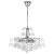 Żyrandol kryształowy chromowany 3-punktowy 6247/3 8C - Lampy Elem