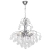 Żyrandol kryształowy chromowany 6-punktowy 57cm 6247/6 8C - Lampy Elem