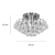 Plafon kryształowy chromowany 40cm 4-punktowy 6773/4 8C - Lampy Elem