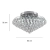 Plafon kryształowy chromowany 60cm 6-punktowy 6773/6 8C - Lampy Elem
