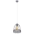 Lampa wisząca metalowa szara ażurowa 6802/1 z serii KLATKA - Lampy Elem