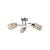 Lampa sufitowa chromowana szklana 3-punktowa 8270/3 8C z serii Santiago - Lampy Elem