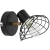 Kinkiet loft metalowy czarny z miedzianym detalem 8631/1 BL CO z serii FELIX - Lampy Elem