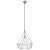Lampa wisząca loftowa metalowa szara 38cm 8802/1 z serii PIRAMIDA - Lampy Elem