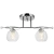 Lampa sufitowa chromowana szklana 2-punktowa 8820/2 z serii KASPER - Lampy Elem