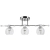 Lampa sufitowa chromowana 3-punktowa 71cm 8820/3 z serii KASPER - Lampy Elem