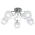 Lampa sufitowa chromowana szklana 5-punktowa 8824/5 z serii BLANCA - Lampy Elem
