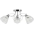 Lampa sufitowa chromowana 3-punktowa ze szklanymi kloszami 8962/3 z serii WENUS - Lampy Elem