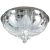 Plafon kryształowy chromowany 50cm 5-punktowy DRS7632 8C z serii GEMINI - Lampy Elem